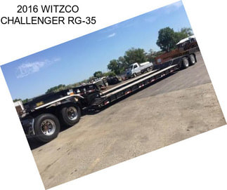 2016 WITZCO CHALLENGER RG-35