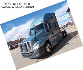 2016 FREIGHTLINER CASCADIA 125 EVOLUTION