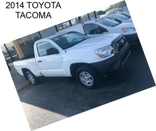 2014 TOYOTA TACOMA