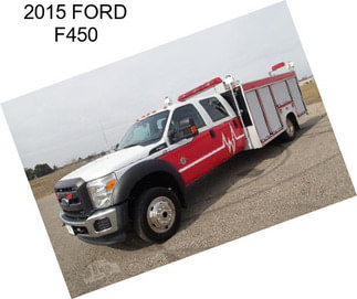 2015 FORD F450