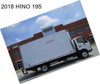 2018 HINO 195