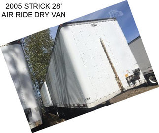 2005 STRICK 28\' AIR RIDE DRY VAN