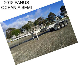 2018 PANUS OCEANIA SEMI