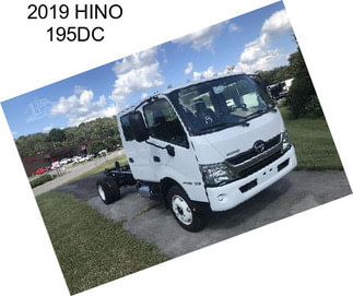 2019 HINO 195DC