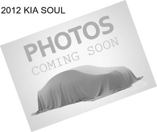 2012 KIA SOUL