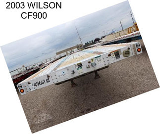 2003 WILSON CF900