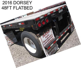 2016 DORSEY 48FT FLATBED