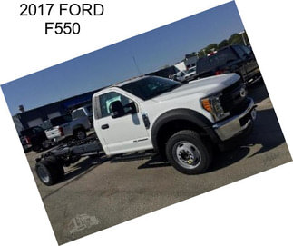 2017 FORD F550