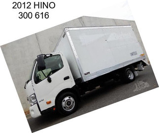 2012 HINO 300 616