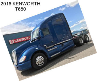 2016 KENWORTH T680