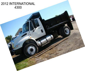 2012 INTERNATIONAL 4300