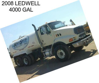 2008 LEDWELL 4000 GAL