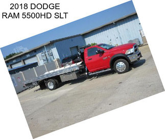 2018 DODGE RAM 5500HD SLT