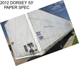 2012 DORSEY 53\' PAPER SPEC