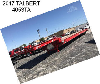 2017 TALBERT 4053TA