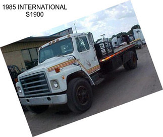 1985 INTERNATIONAL S1900