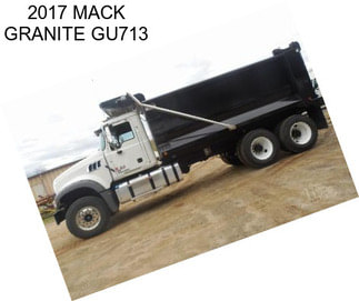 2017 MACK GRANITE GU713