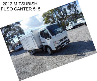 2012 MITSUBISHI FUSO CANTER 515