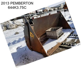 2013 PEMBERTON 644K3.75C