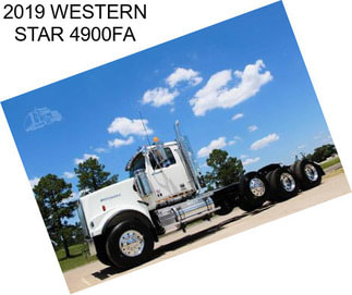 2019 WESTERN STAR 4900FA
