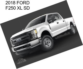 2018 FORD F250 XL SD