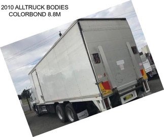 2010 ALLTRUCK BODIES COLORBOND 8.8M