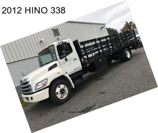 2012 HINO 338