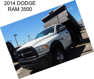 2014 DODGE RAM 3500