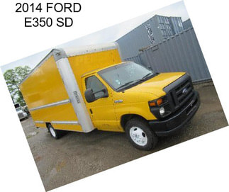 2014 FORD E350 SD