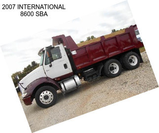 2007 INTERNATIONAL 8600 SBA