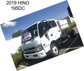 2019 HINO 195DC