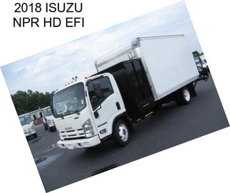 2018 ISUZU NPR HD EFI