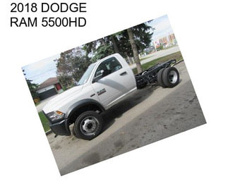 2018 DODGE RAM 5500HD