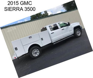 2015 GMC SIERRA 3500