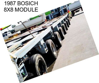 1987 BOSICH 8X8 MODULE