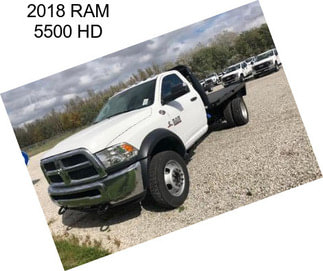 2018 RAM 5500 HD