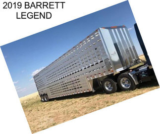 2019 BARRETT LEGEND