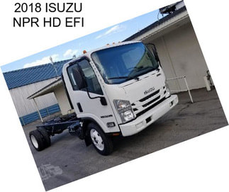 2018 ISUZU NPR HD EFI