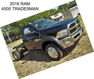 2016 RAM 4500 TRADESMAN