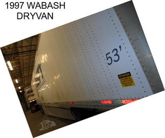 1997 WABASH DRYVAN