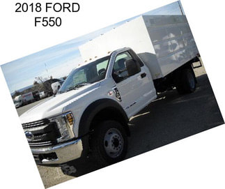 2018 FORD F550