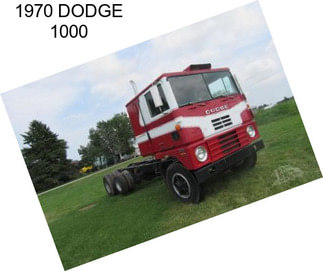 1970 DODGE 1000