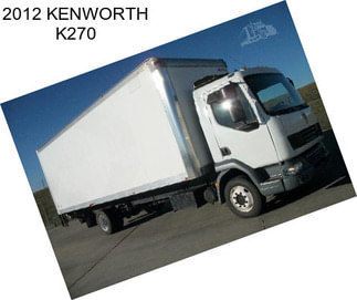 2012 KENWORTH K270