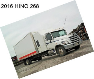 2016 HINO 268