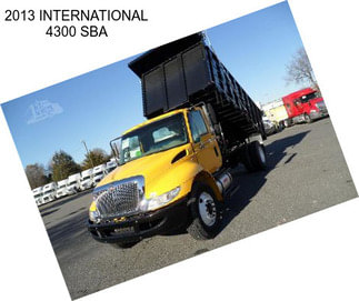 2013 INTERNATIONAL 4300 SBA