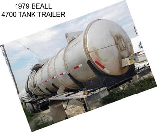 1979 BEALL 4700 TANK TRAILER