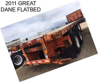 2011 GREAT DANE FLATBED