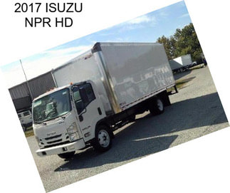 2017 ISUZU NPR HD