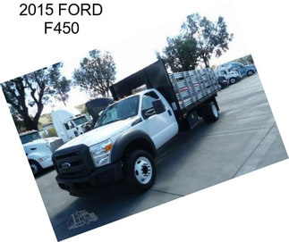 2015 FORD F450