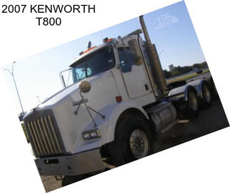 2007 KENWORTH T800